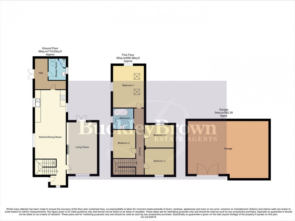 Floorplan for Oxcroft Lane, Oxcroft, Chesterfield