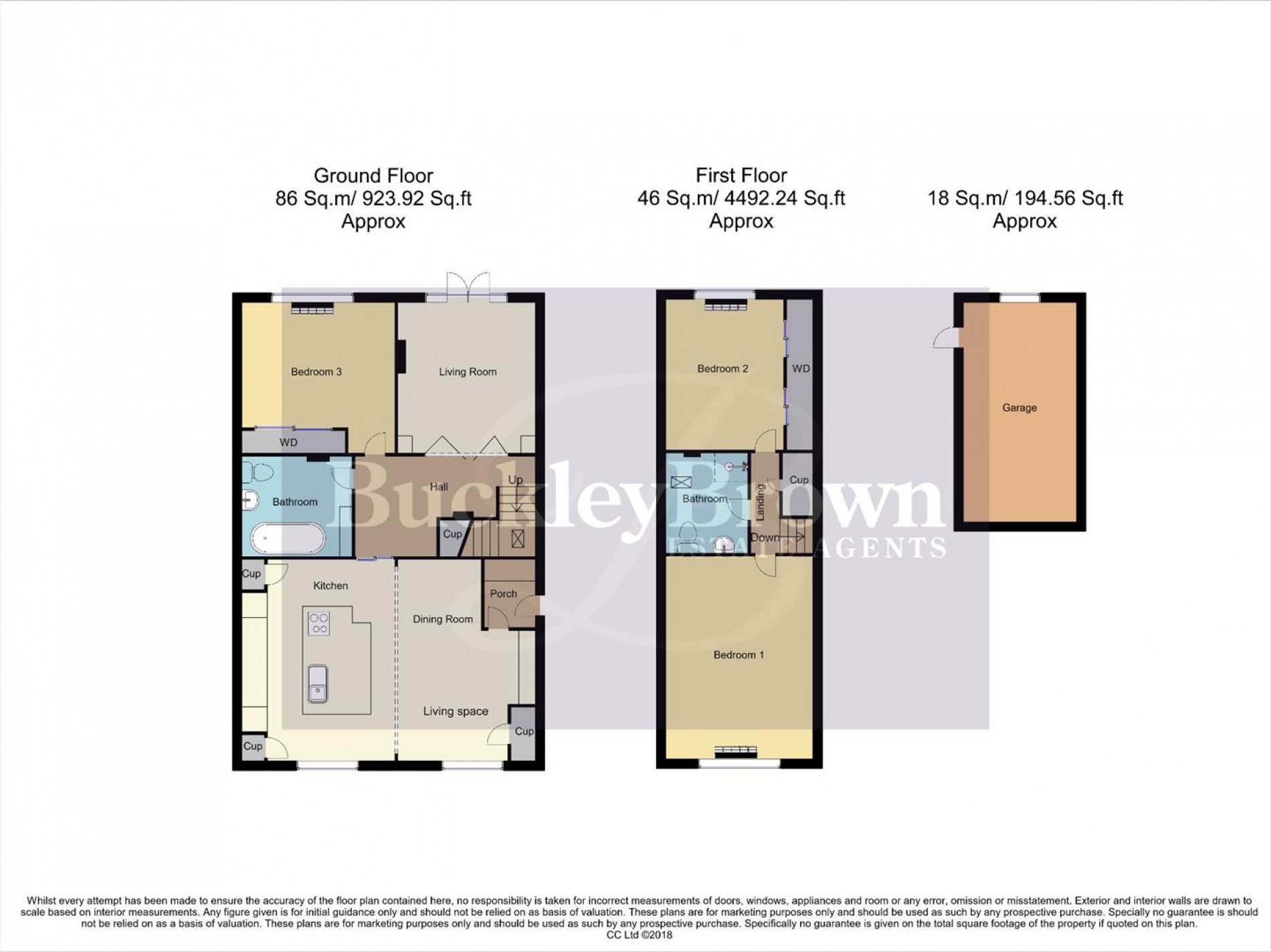 Floorplan for Brookfield Road, Bolsover, Chesterfield