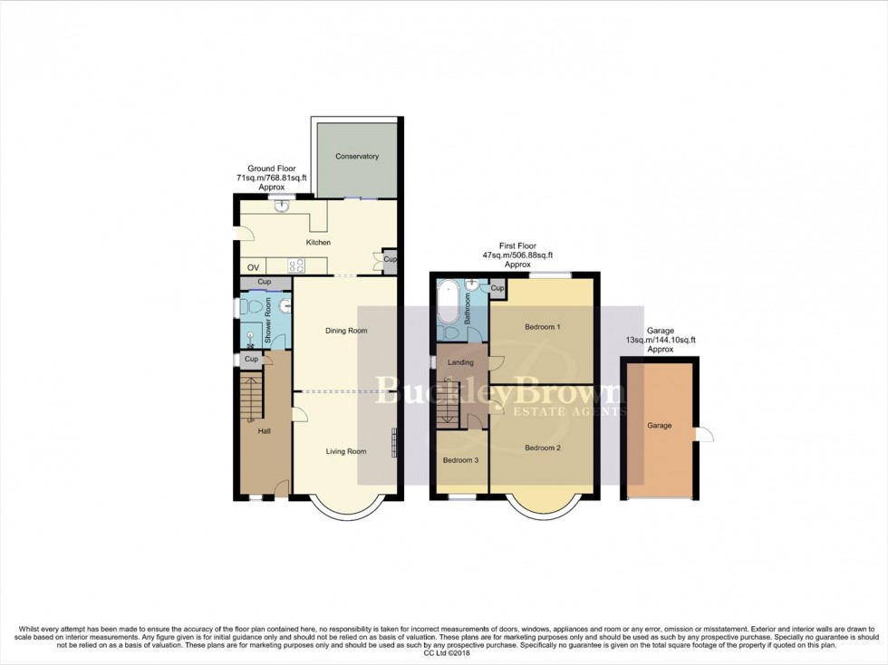 Floorplan for Sutton Road, Kirkby-In-Ashfield, Nottingham
