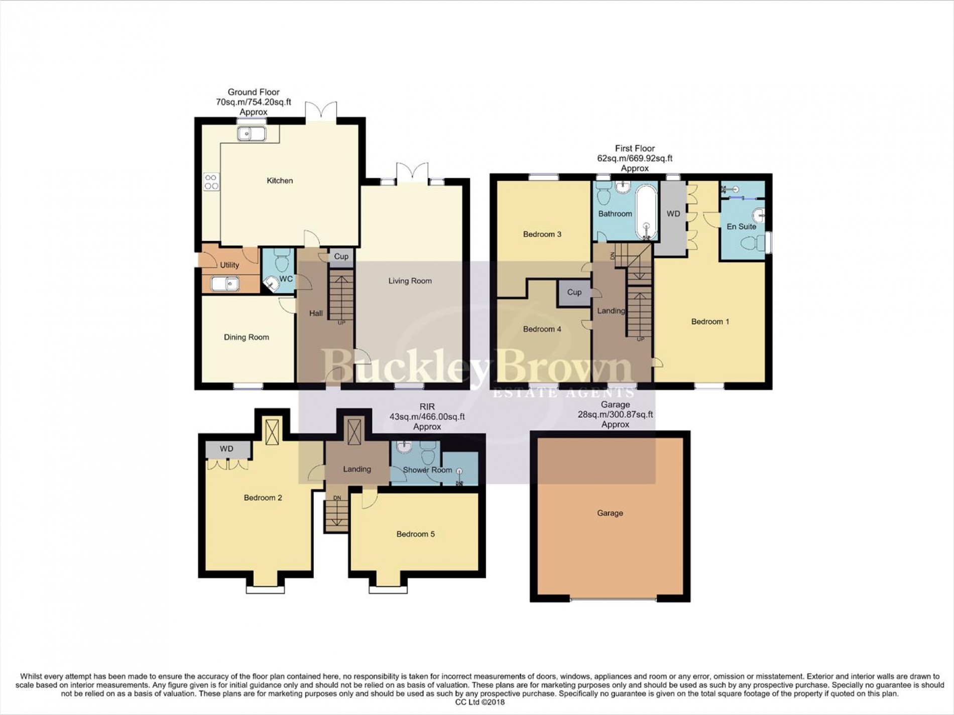Floorplan for Rosefinch Way, Forest Town, Mansfield
