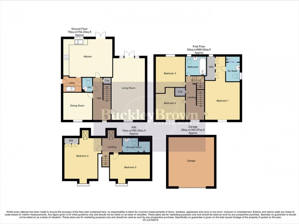Floorplan for Rosefinch Way, Forest Town, Mansfield