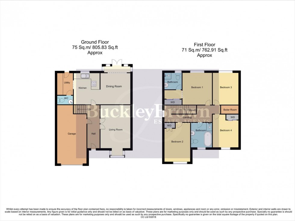 Floorplan for Colliers Way, Edwinstowe, Mansfield