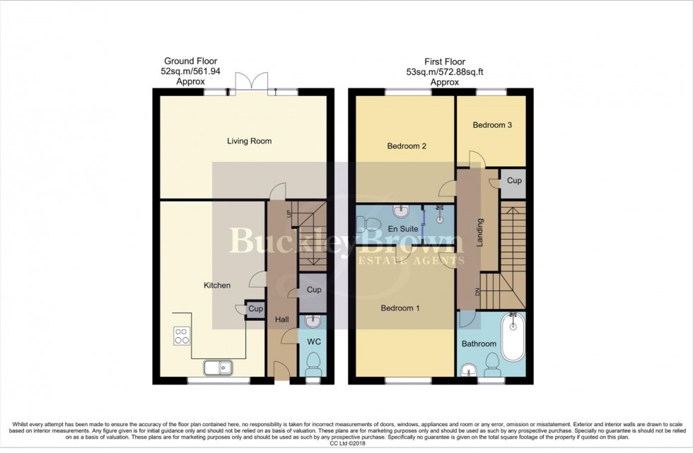 Floorplan for Plot 34, The Sidings, Colliery Close, Langwith