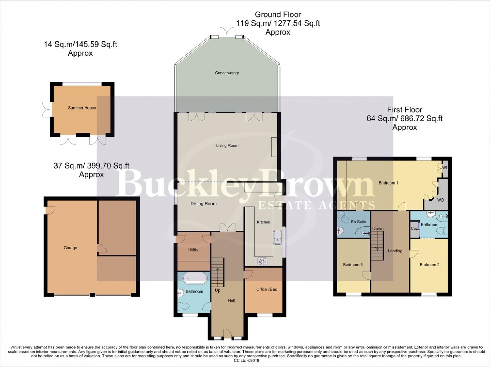 Floorplan for The Hill, Glapwell, Chesterfield