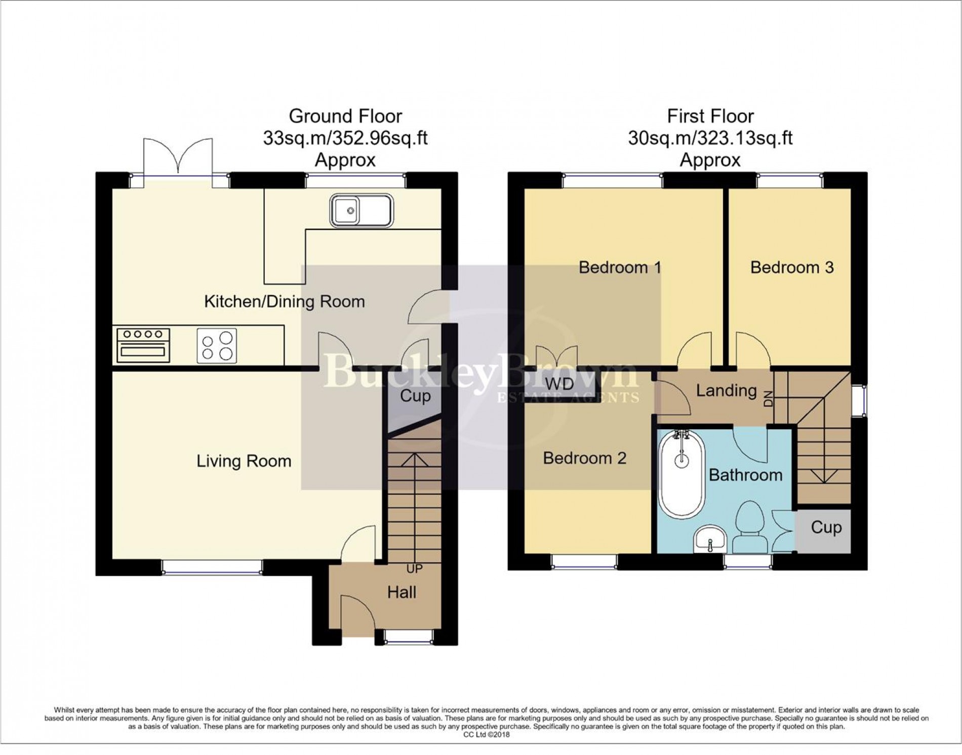 Floorplan for Ridgedale Road, Bolsover, Chesterfield