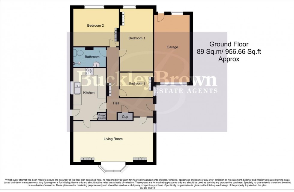 Floorplan for Ridgeway Lane, Warsop, Mansfield