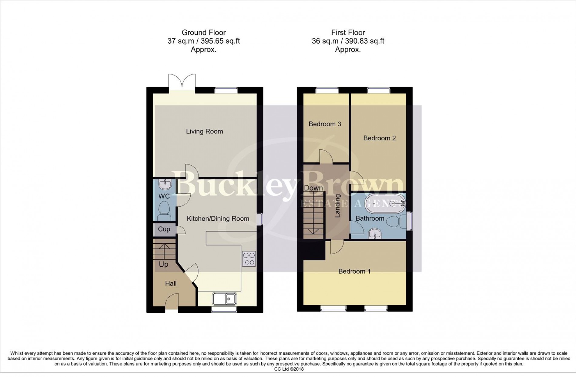 Floorplan for Griffin Road, New Ollerton, Newark