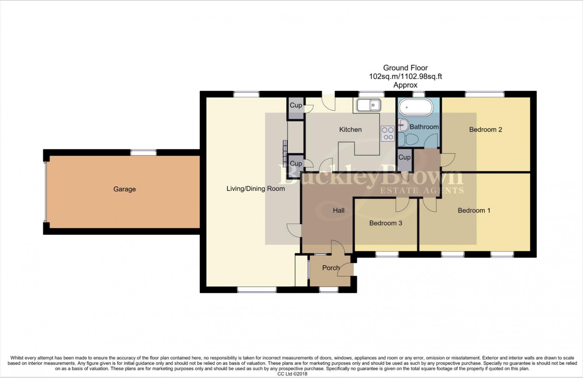 Floorplan for Ashlands Close, Sutton-In-Ashfield
