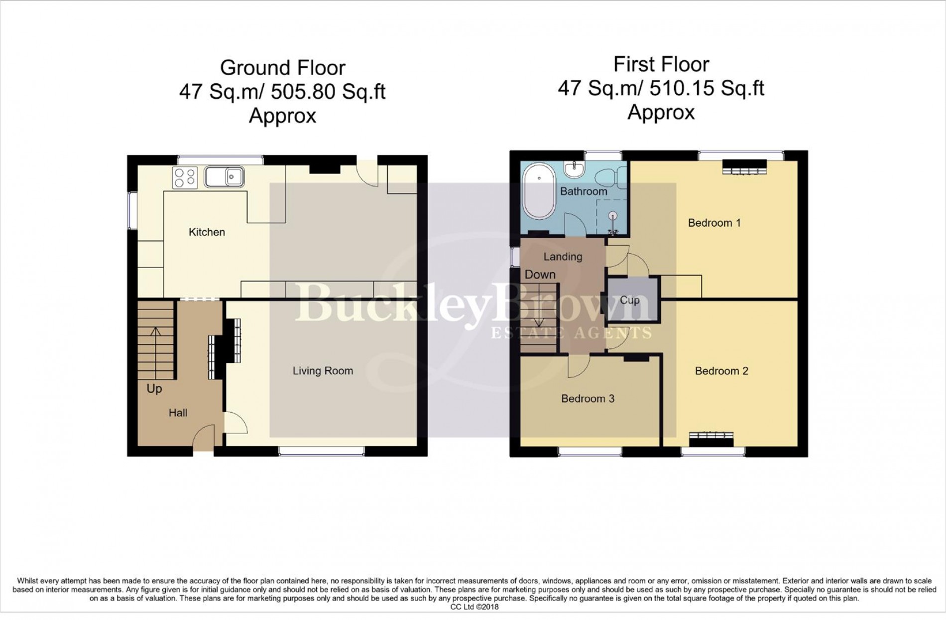 Floorplan for Birklands Avenue, New Ollerton, Newark