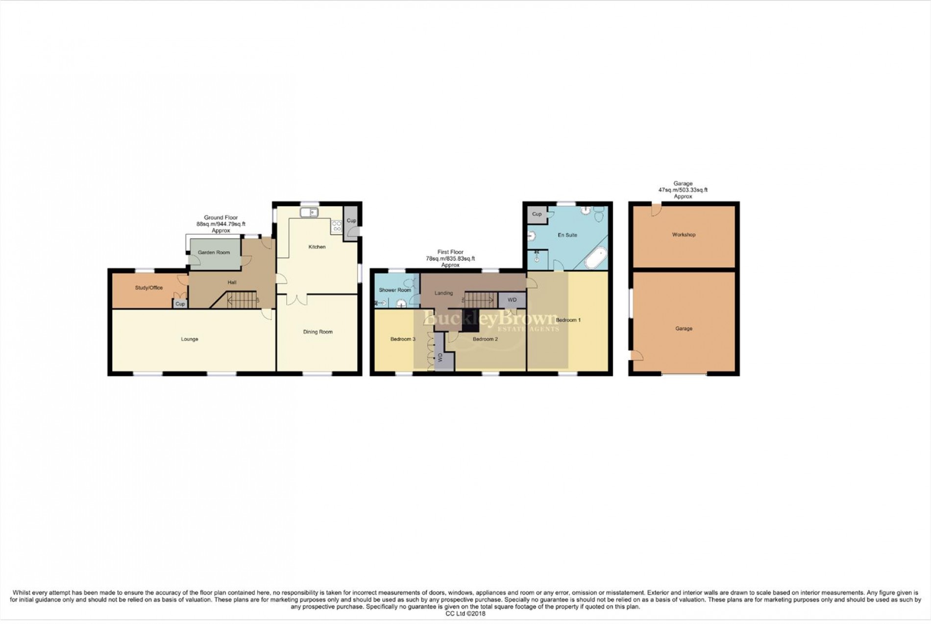 Floorplan for The Green, Dunham-On-Trent, Newark