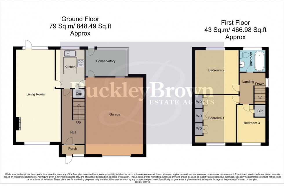 Floorplan for Mallard Close, Shirebrook, Mansfield