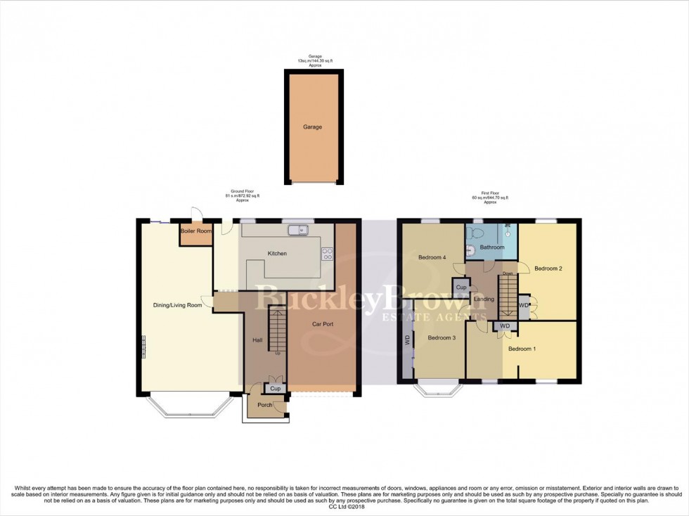 Floorplan for Roman Bank, Mansfield Woodhouse, Mansfield