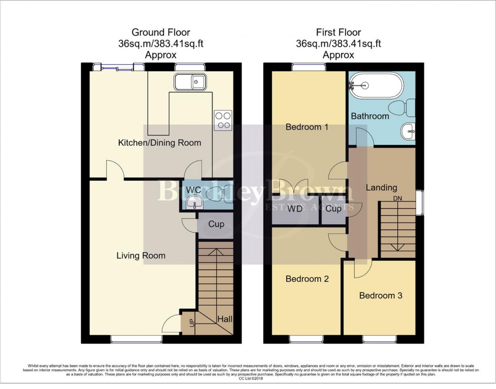 Floorplan for Sunflower Close, Shirebrook, Mansfield