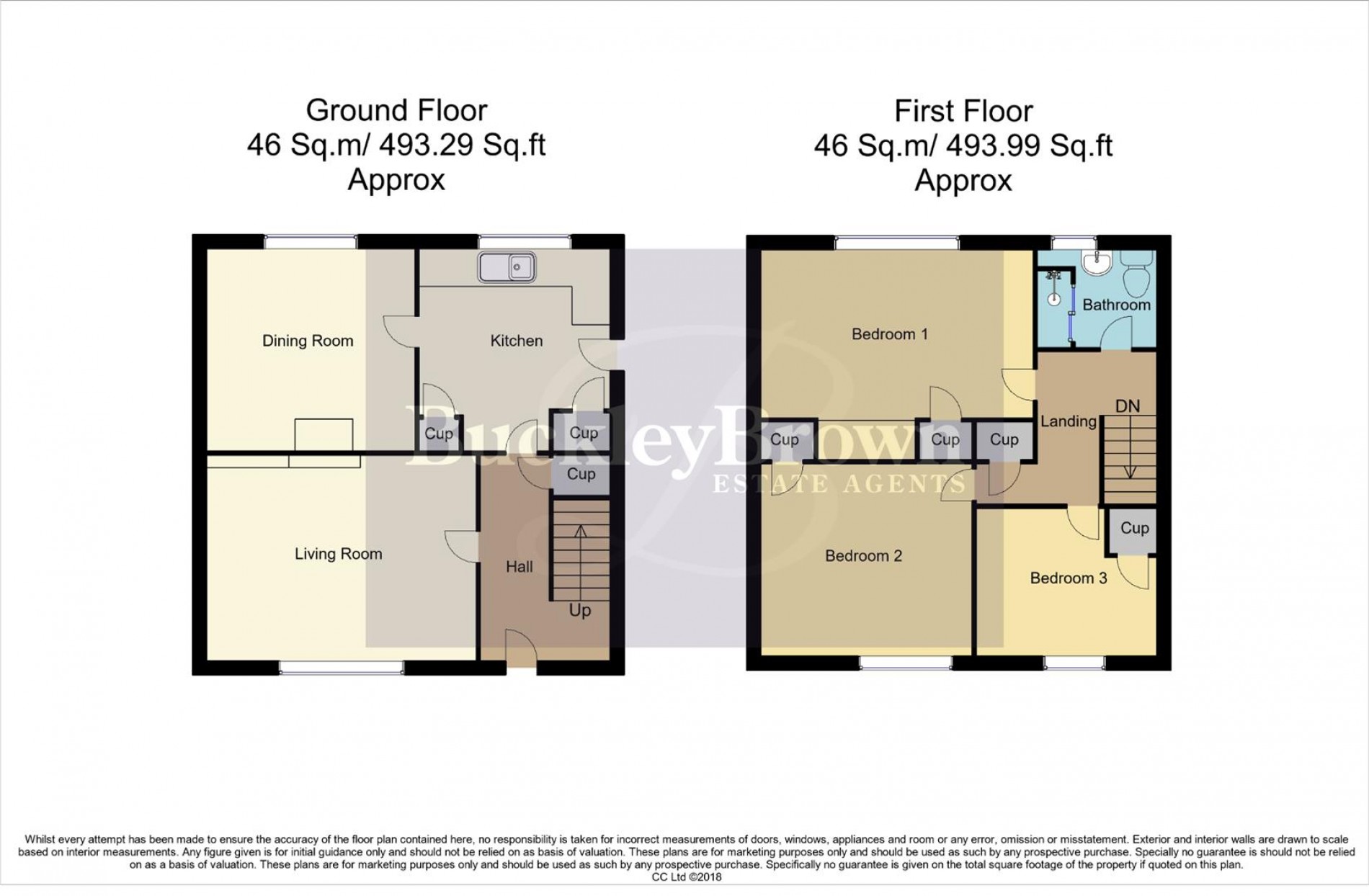 Floorplan for Beck Crescent, Mansfield