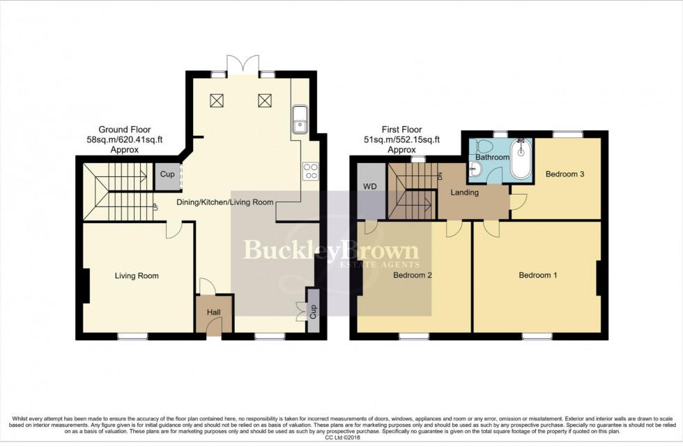 Floorplan for Main Street, Scarcliffe, Chesterfield