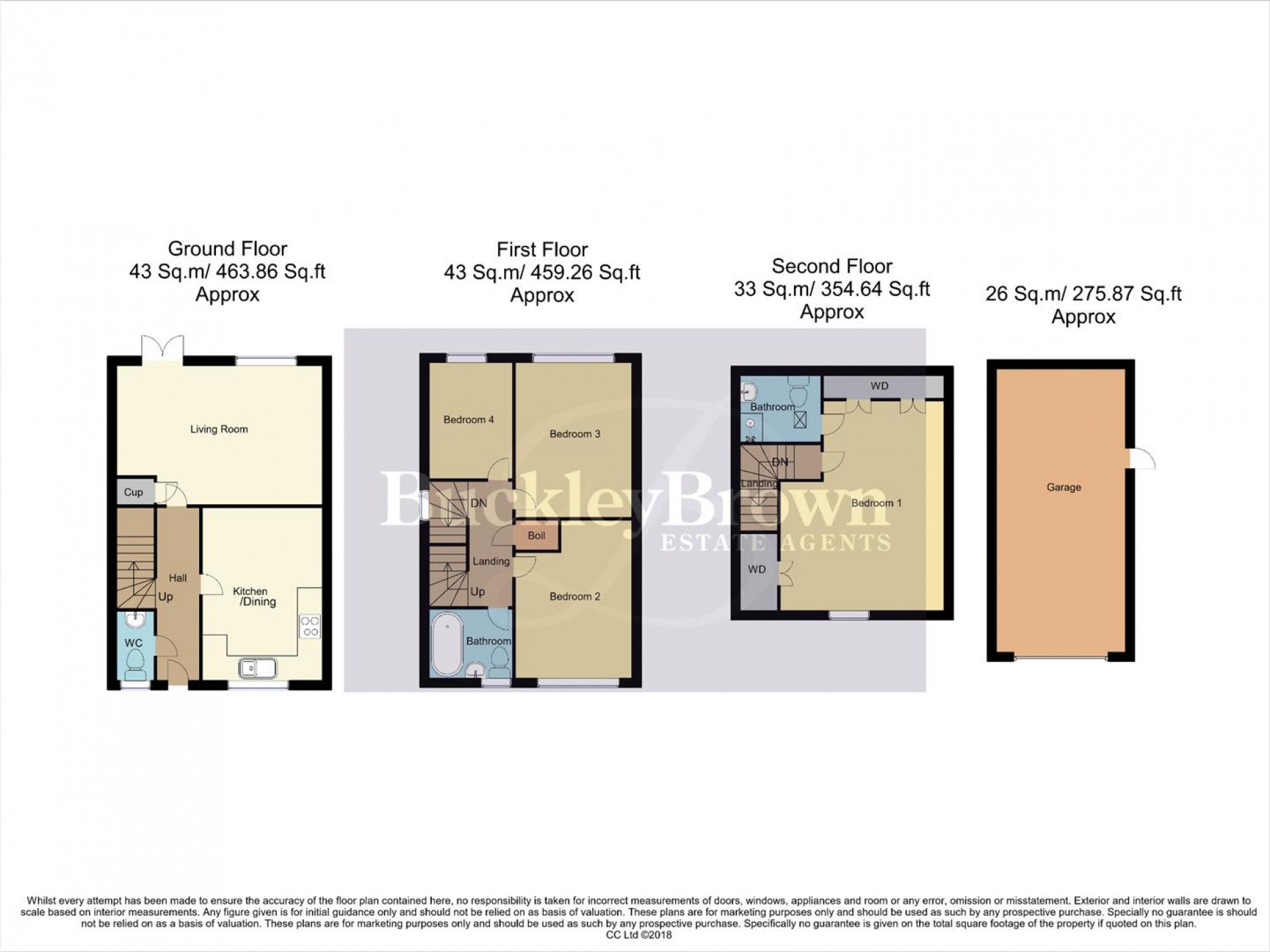 Floorplan for Waterfield Avenue, Warsop, Mansfield