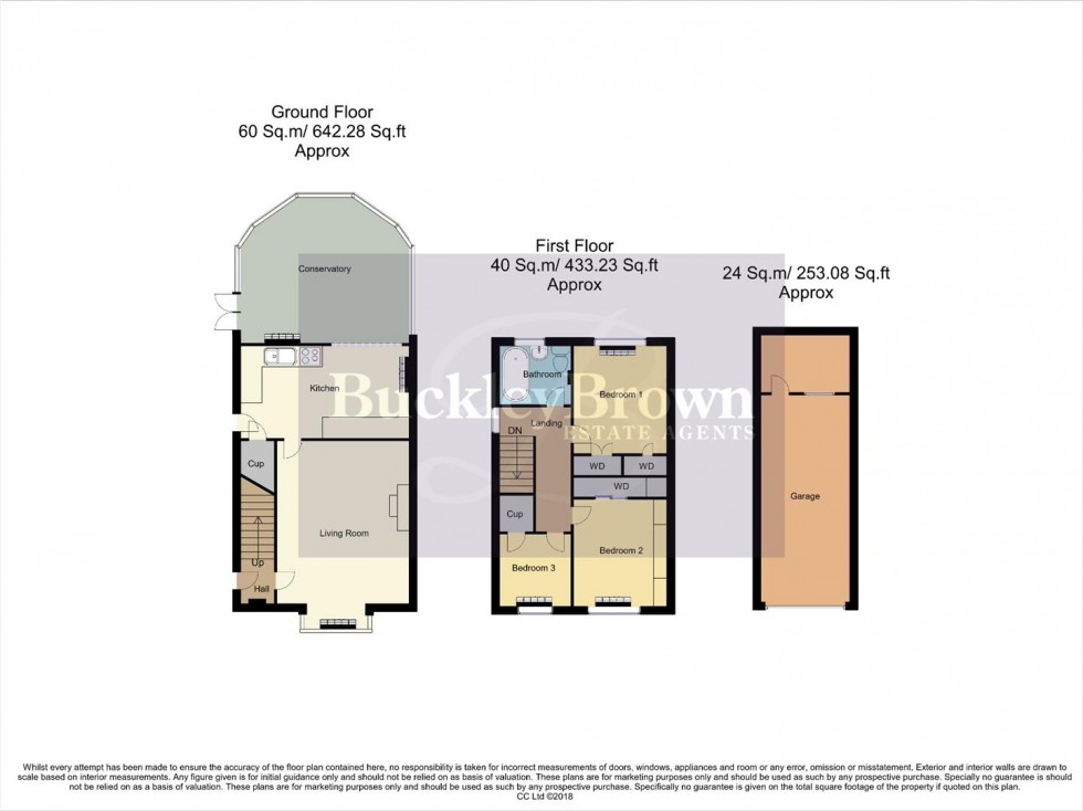 Floorplan for Cranborne Close, Mansfield