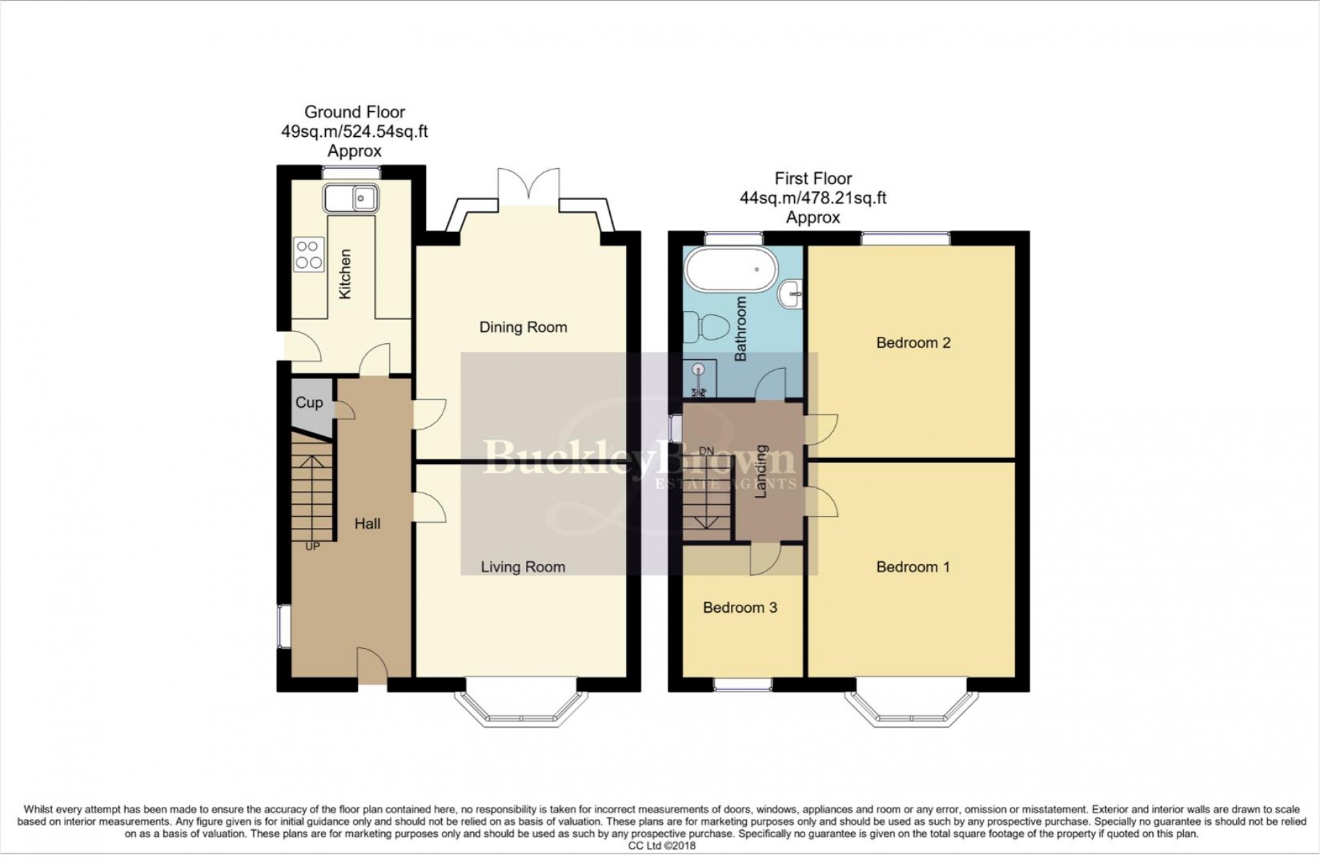 Floorplan for Chesterfield Road South, Mansfield