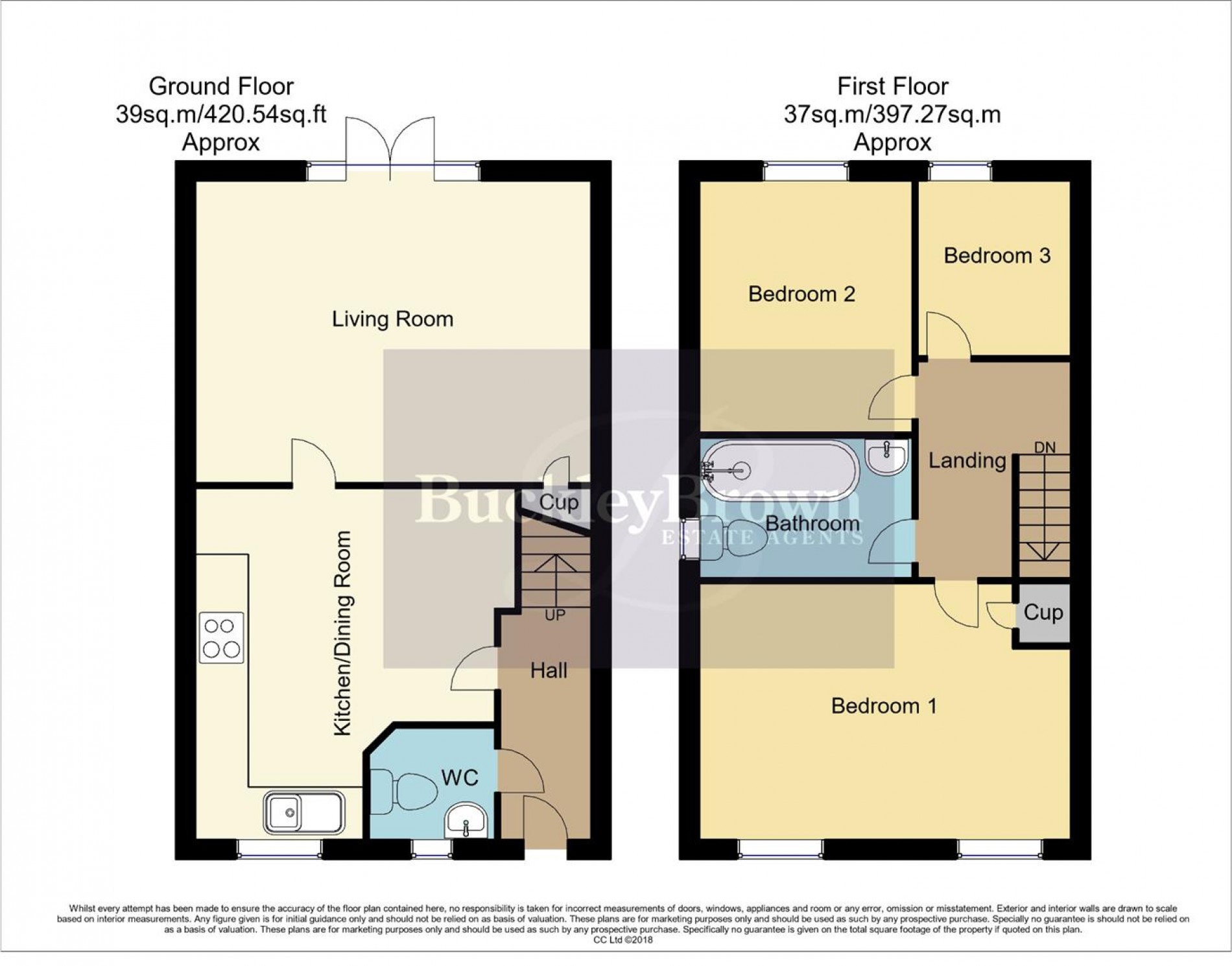 Floorplan for Privet Close, Bolsover