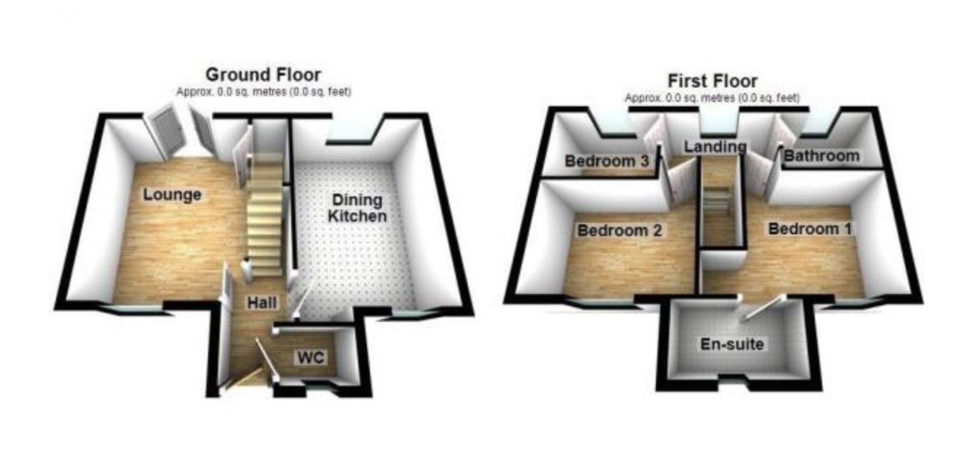 Floorplan for Leyland Drive, Bolsover, Chesterfield