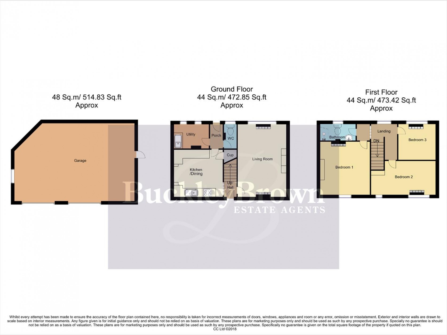 Floorplan for Saville Street, Blidworth