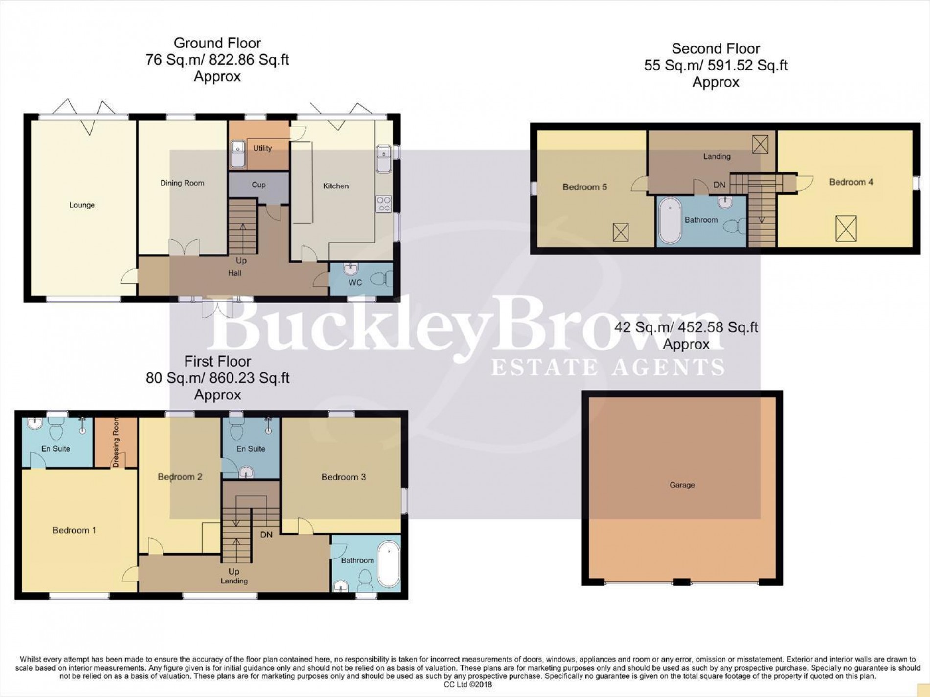 Floorplan for Plot 8, Highfield Farm, Palterton