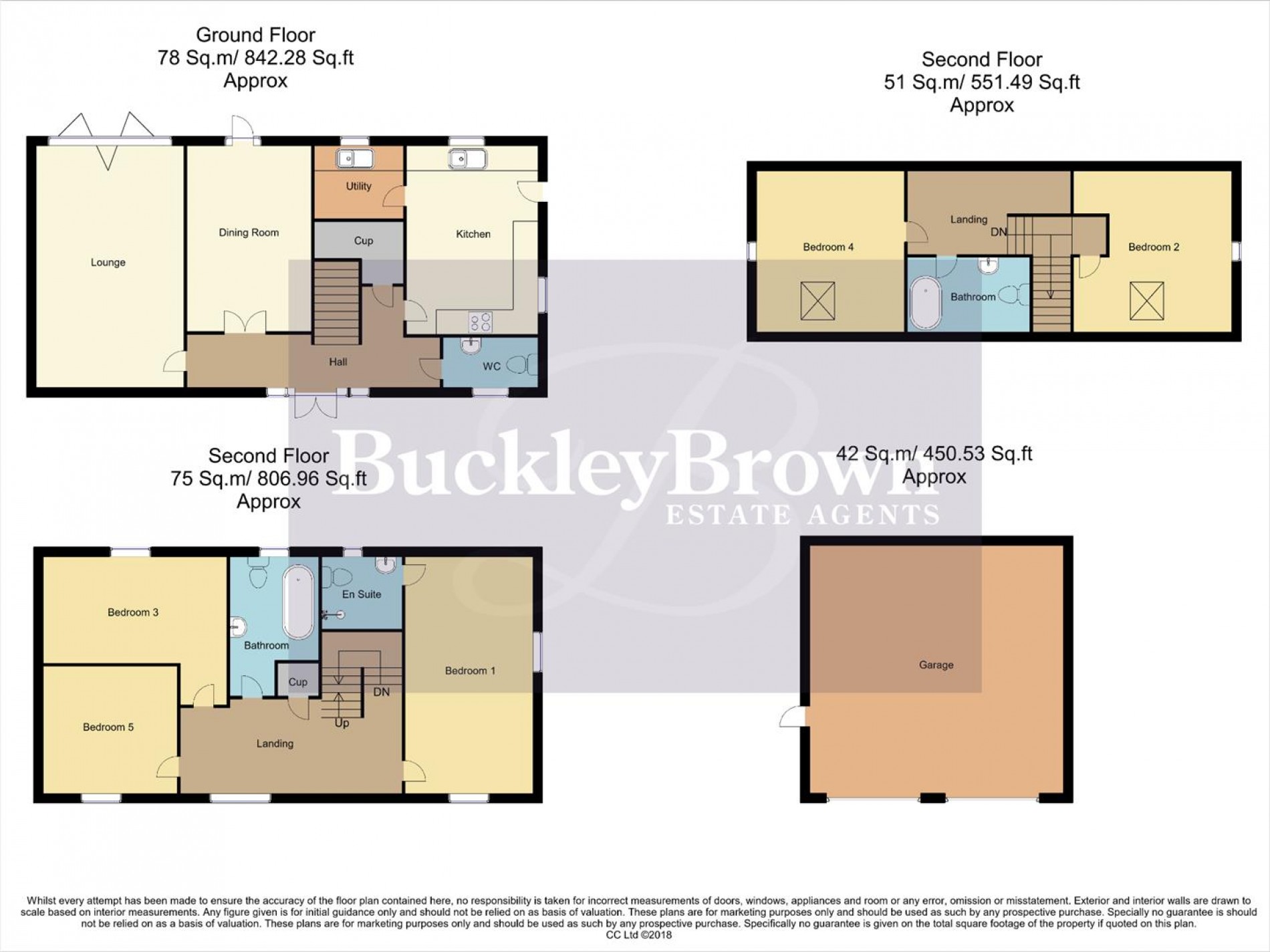 Floorplan for Plot 9, Highfield Farm, Palterton