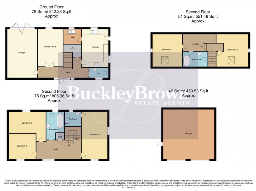 Floorplan for Plot 9, Highfield Farm, Palterton