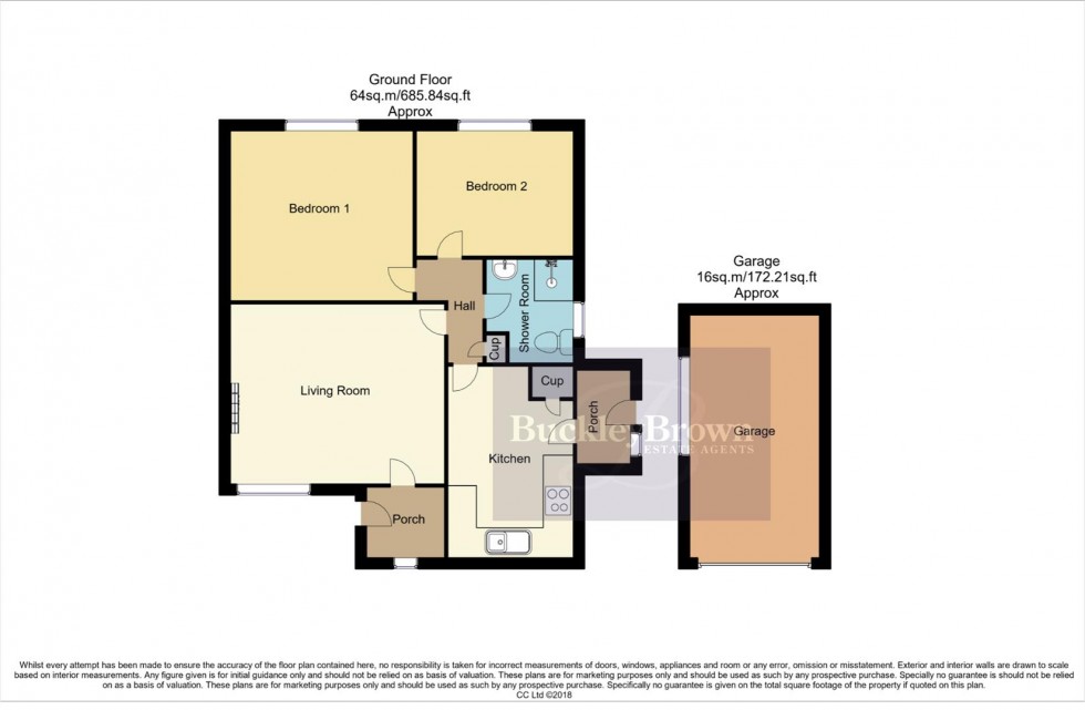 Floorplan for Belmont Close, Hucknall, Nottingham
