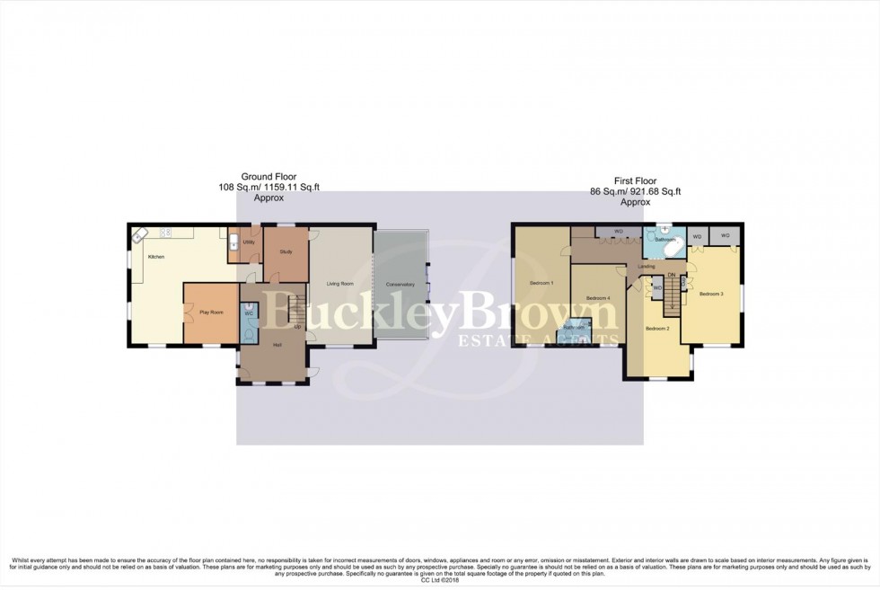 Floorplan for Priory Avenue, Ravenshead, Nottingham