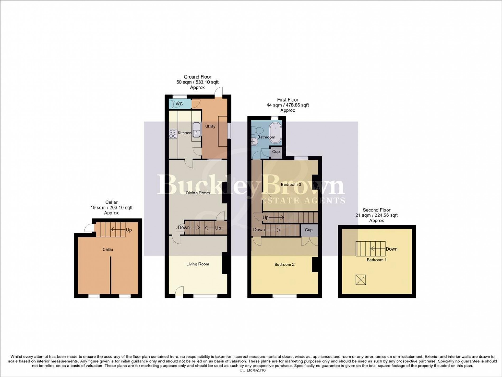 Floorplan for Goldsmith Street, Mansfield