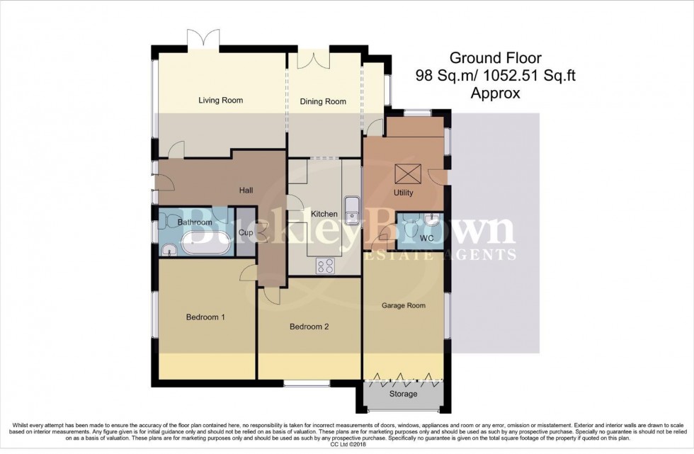 Floorplan for Birkland Drive, Edwinstowe, Mansfield