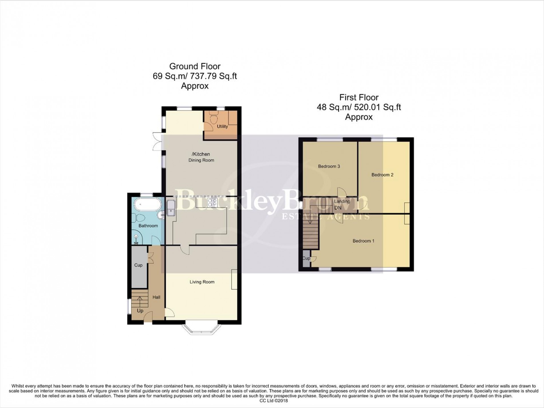 Floorplan for Lansbury Road, Edwinstowe, Mansfield