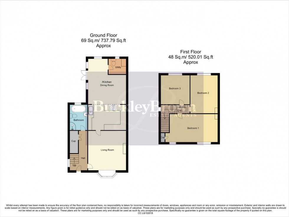Floorplan for Lansbury Road, Edwinstowe, Mansfield