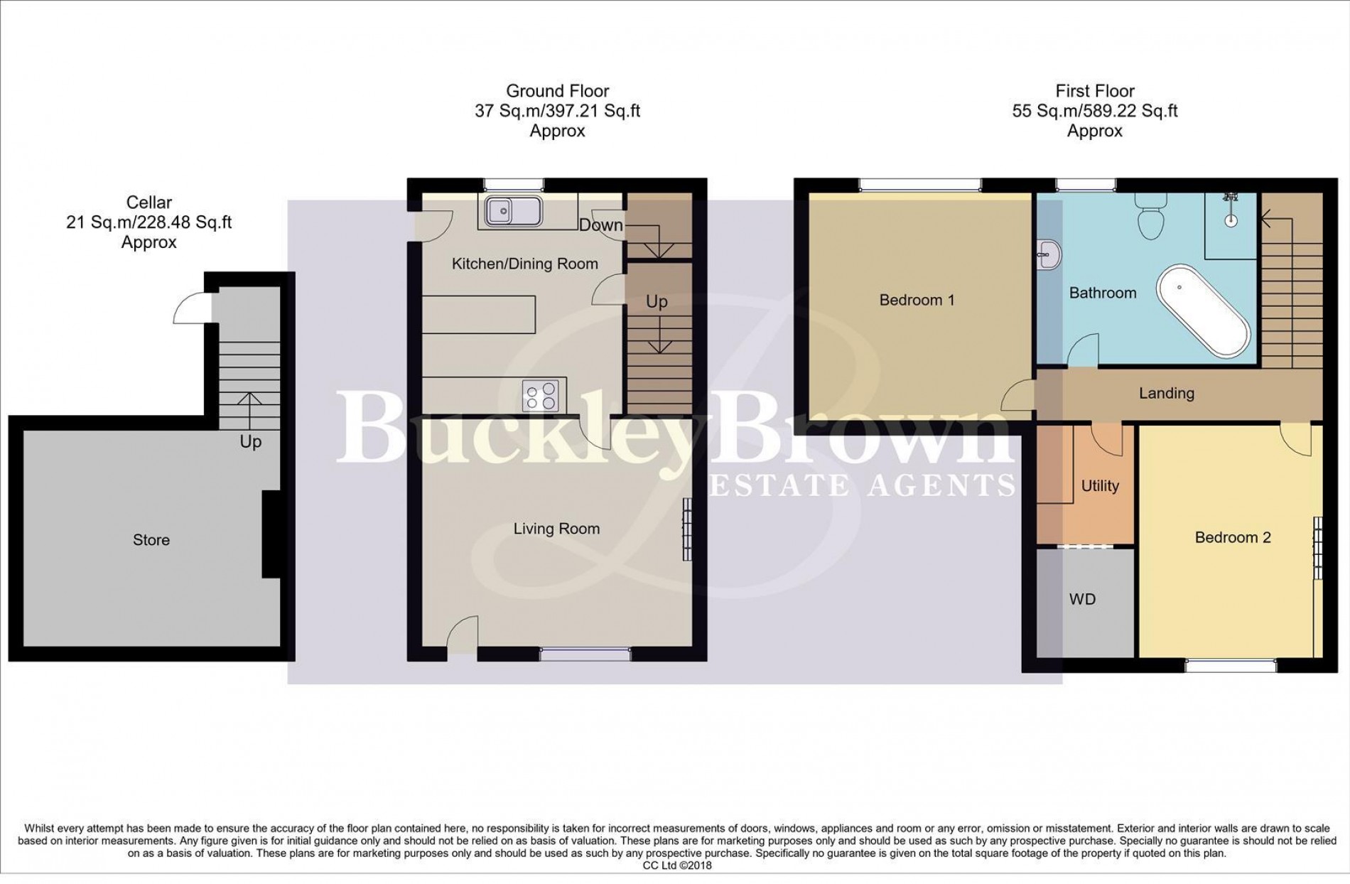 Floorplan for Albert Street, Mansfield Woodhouse, Mansfield