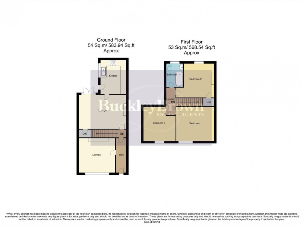 Floorplan for Gladstone Street, Kirkby-In-Ashfield, Nottingham