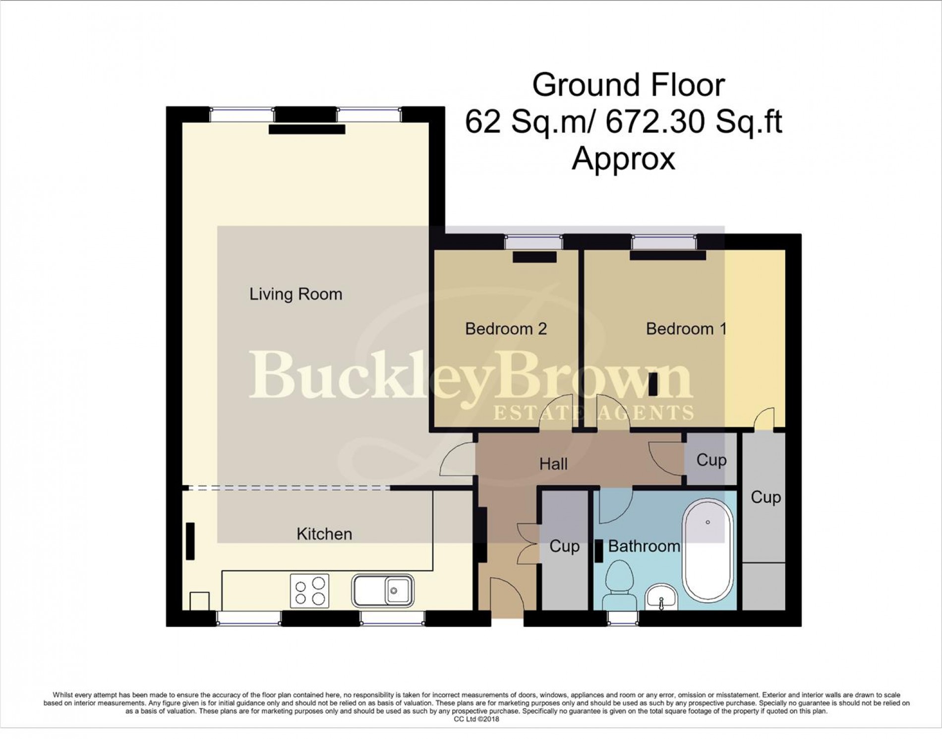 Floorplan for Longstone Way, Mansfield
