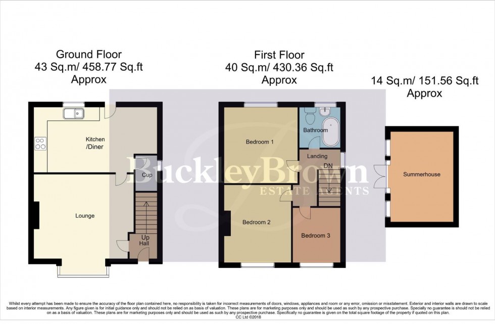 Floorplan for Ellis Avenue, Hucknall, Nottingham