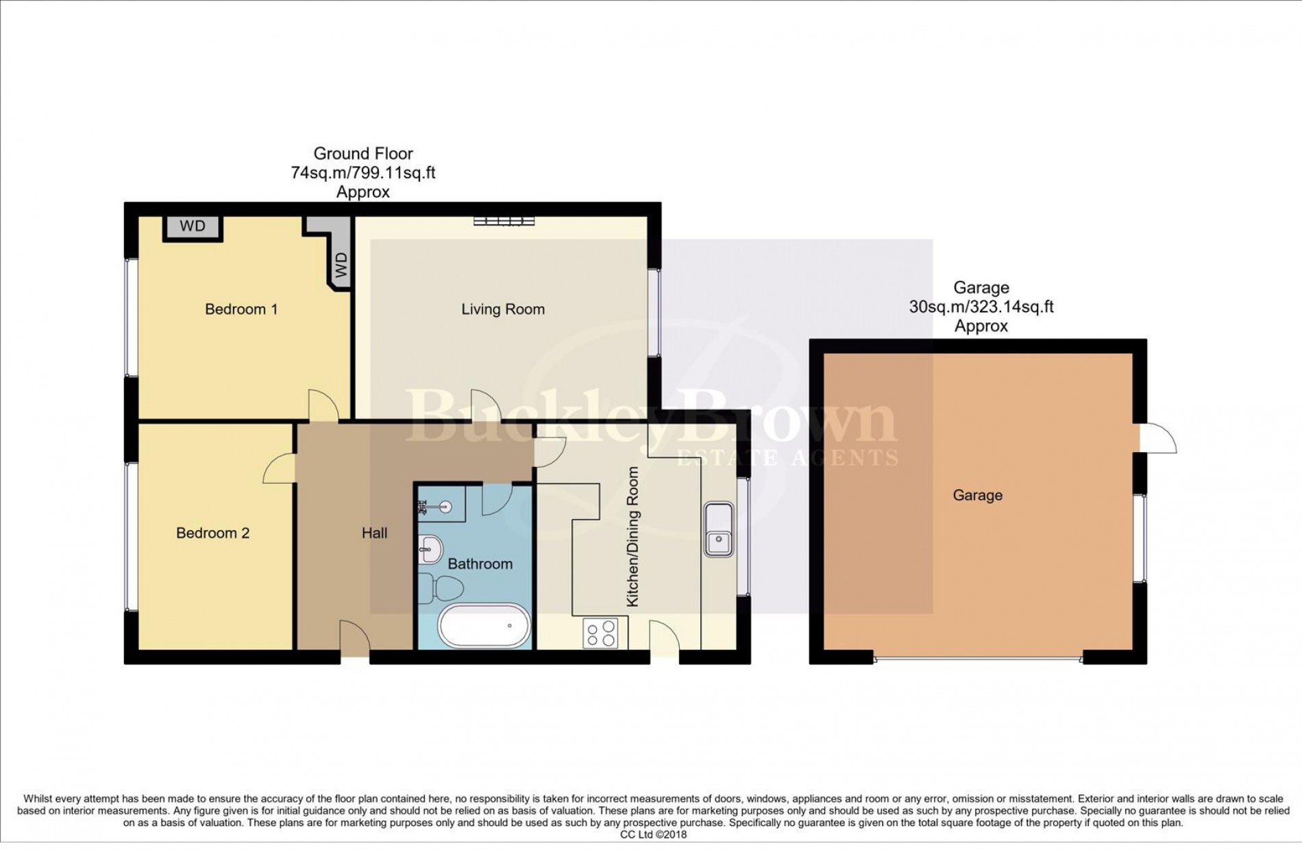 Floorplan for Winchester Close, Mansfield