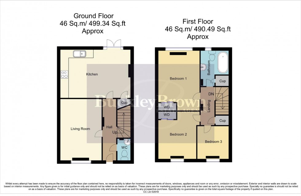 Floorplan for Butterfly Place, Edwinstowe
