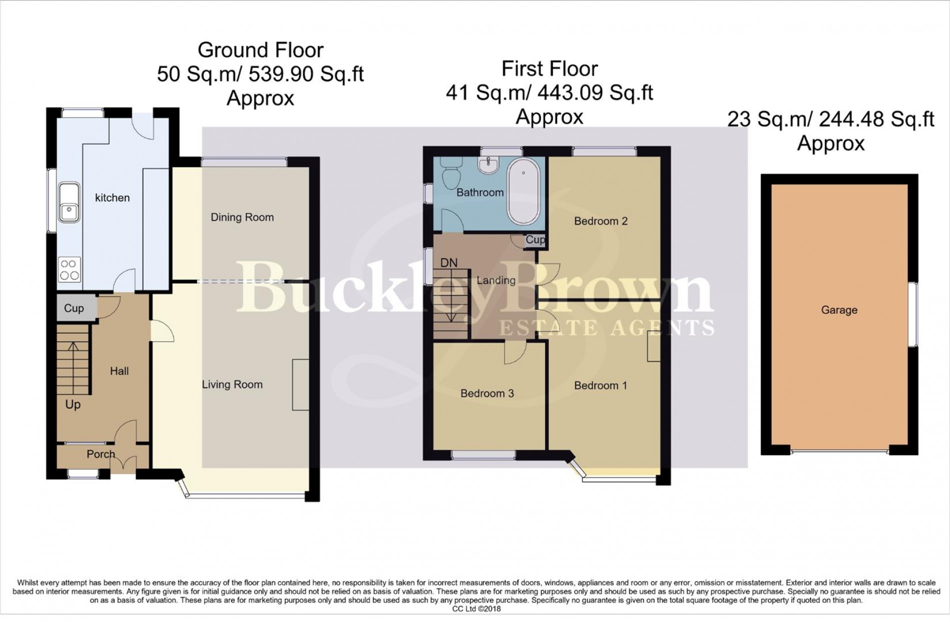 Floorplan for Budby Avenue, Mansfield