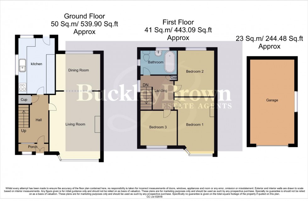Floorplan for Budby Avenue, Mansfield