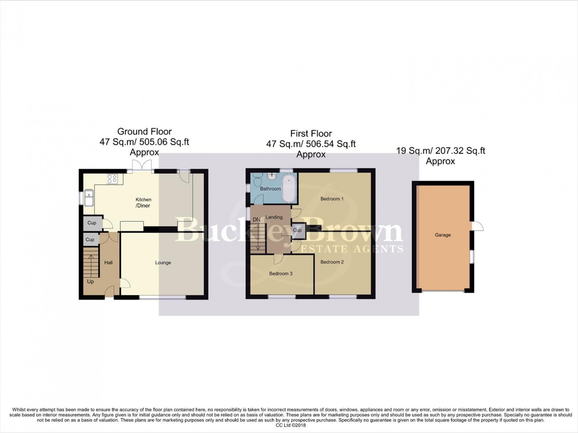Floorplan for Hardwick Avenue, Rainworth, Mansfield