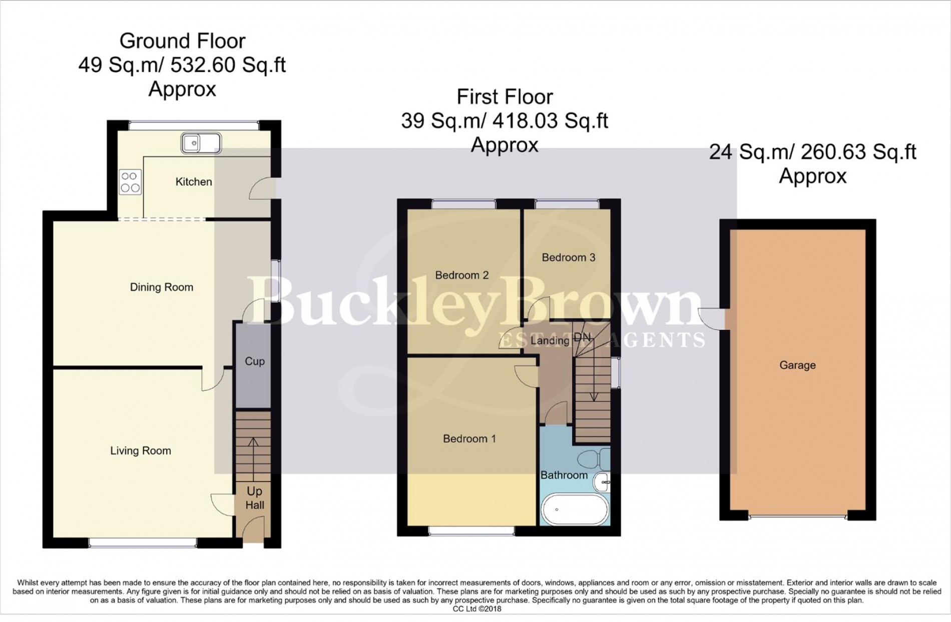 Floorplan for Mosscar Close, Warsop, Mansfield