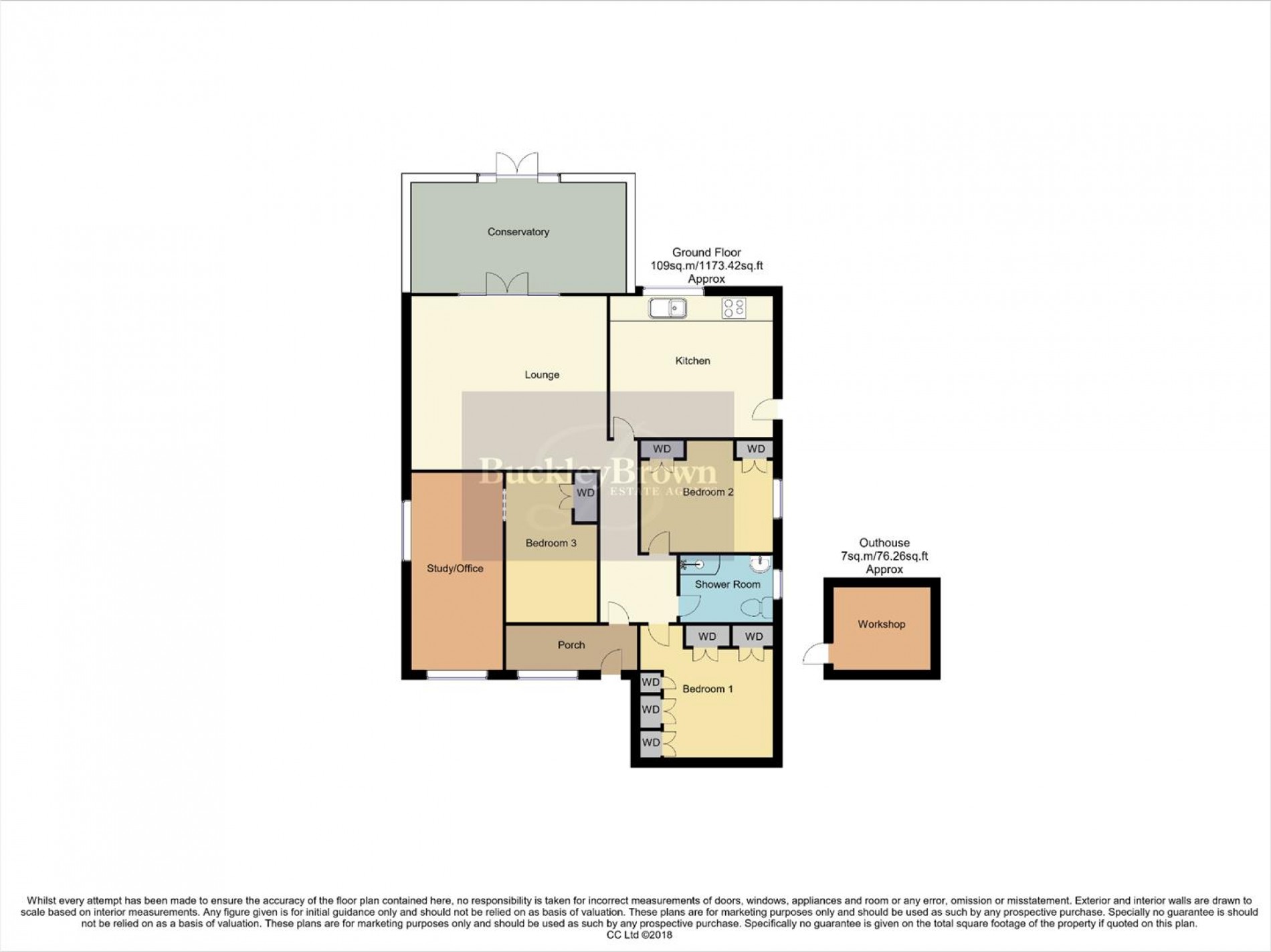 Floorplan for Bescar Lane, Ollerton, Newark