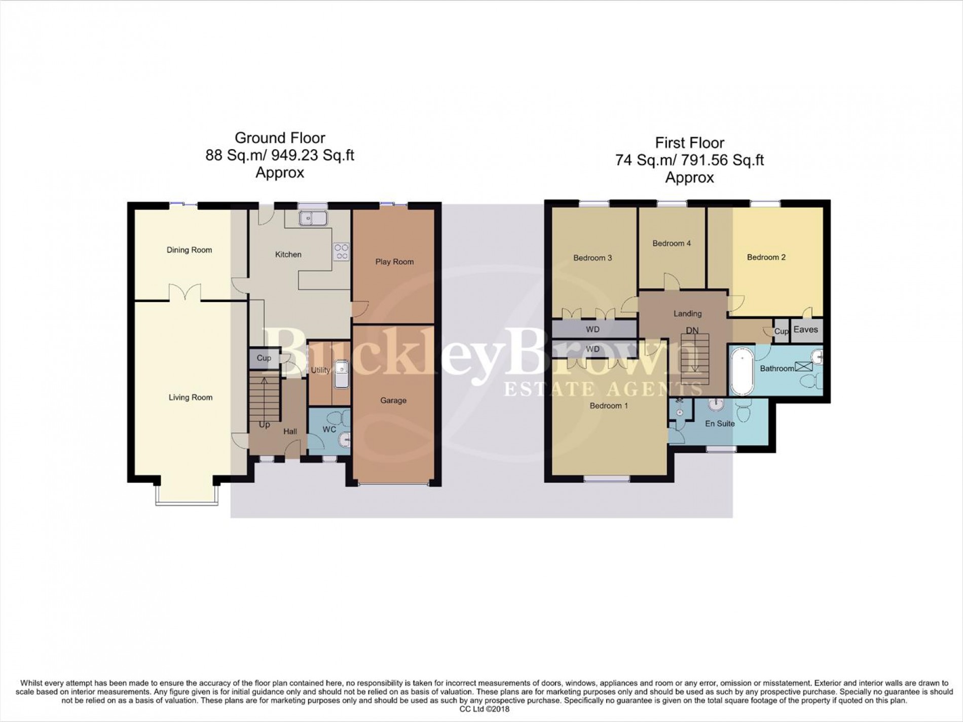 Floorplan for Chestnut Close, Harlow Wood, Mansfield