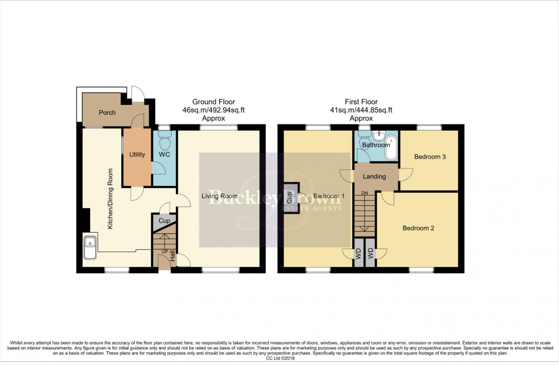 Floorplan for Second Avenue, Edwinstowe, Mansfield