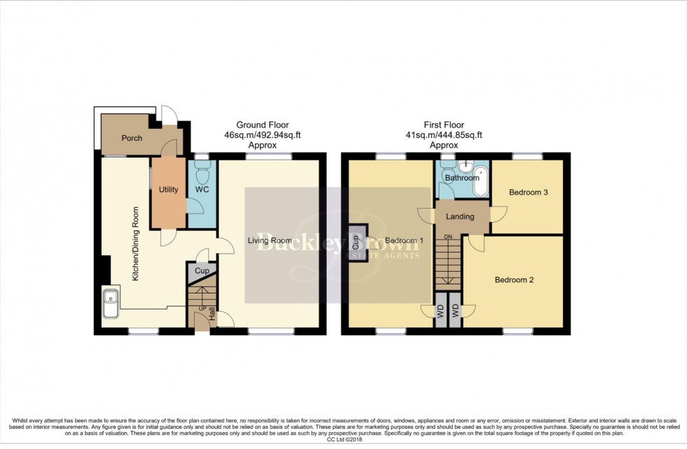 Floorplan for Second Avenue, Edwinstowe, Mansfield
