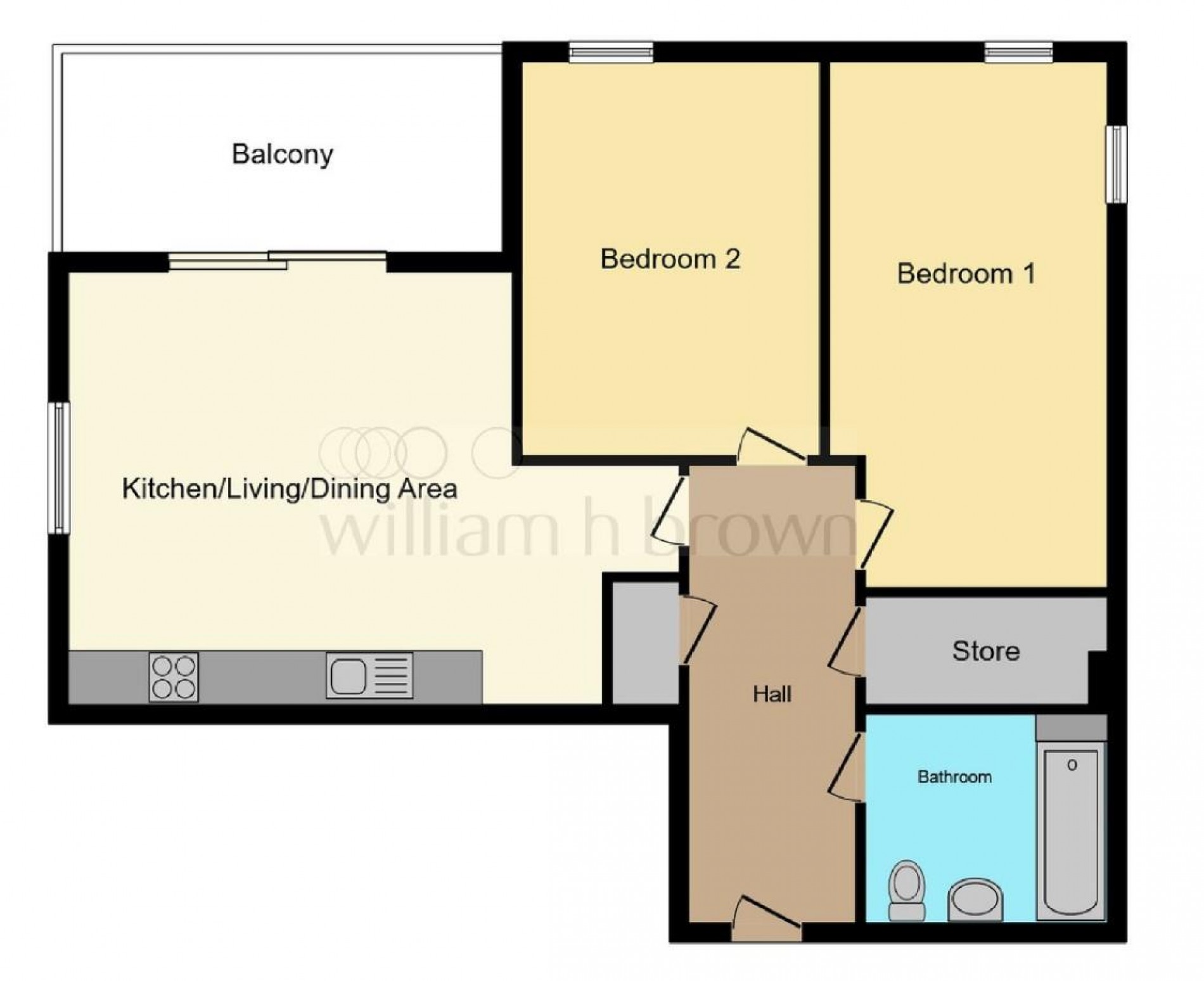 Floorplan for Plot 17, Valley Lane, Mansfield