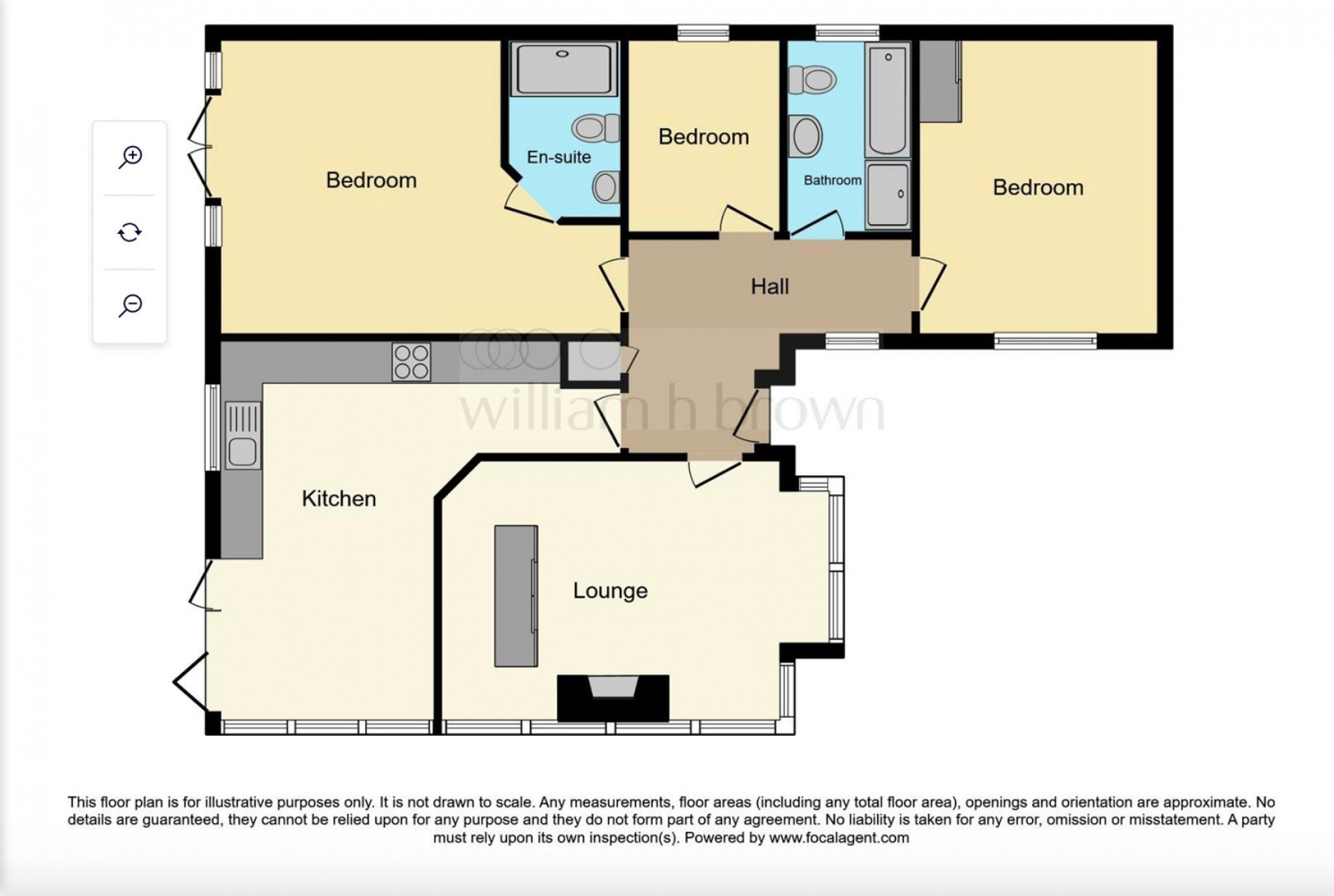 Floorplan for Plot 31, The Dove, Rock Valley, Mansfield